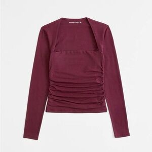 Abercrombie & Fitch The A&F Ava Long-Sleeve Top